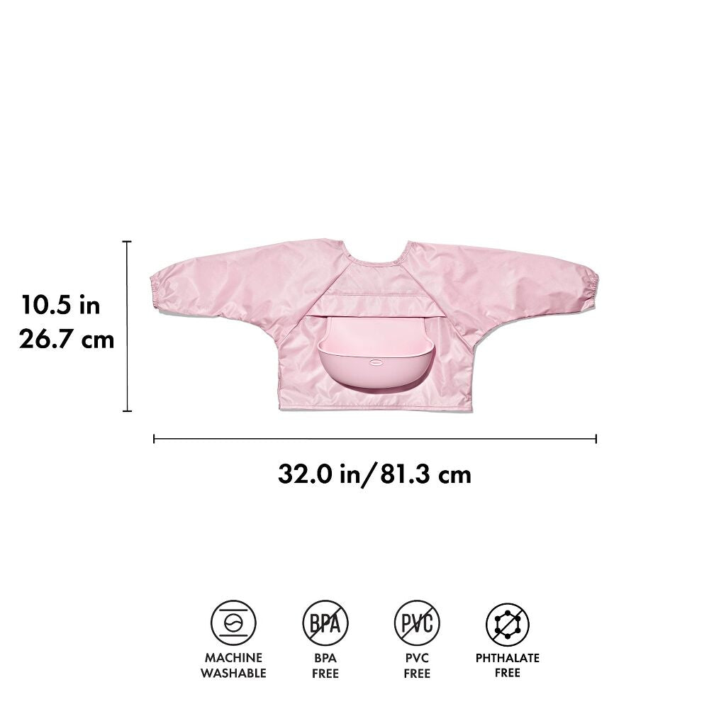 Sleeved Roll-Up Bib - Blossom M0