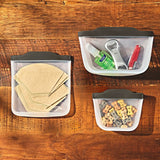 Outdoor Silicone Reusable Stand Up Bag Quart (32 oz) G3