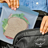 Silicone Reusable Bag  Sandwich (28 oz) - Ocean Blue K9