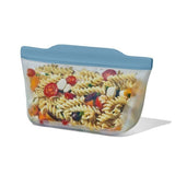 Silicone Reusable Bag  Stand-Up Quart (32 oz) - Ocean Blue K2