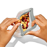 Silicone Reusable Bag  Stand-Up Snack (12 oz) - Fog X8
