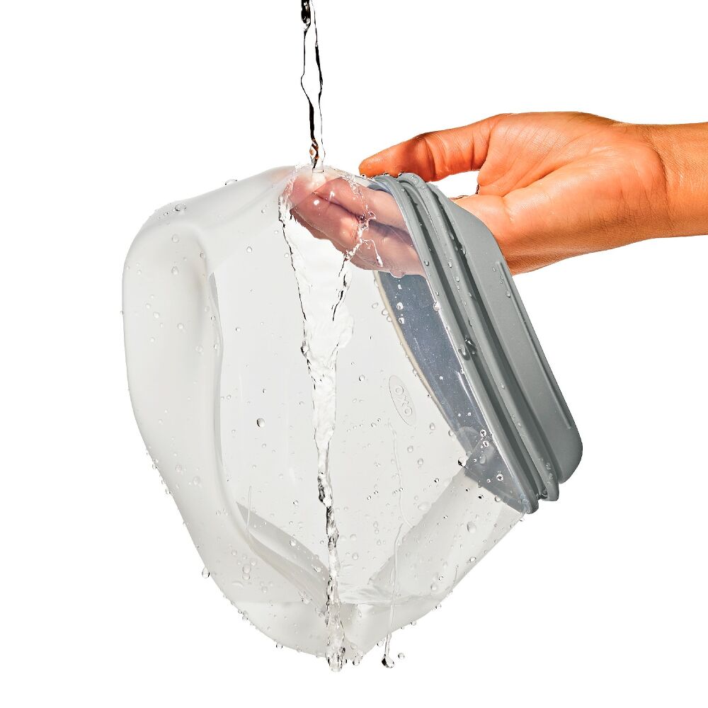 Silicone Reusable Bag  Stand-Up Quart (32 oz) - Fog B3
