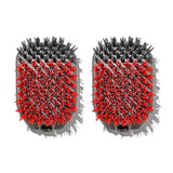 Outdoor Nylon Grill Brush Set of 2 Replacement Heads A0