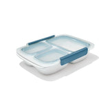 Prep & Go 4.1-Cup Divided Container - Ocean Blue E7