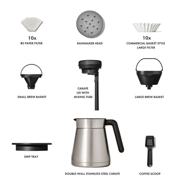 12-Cup Coffee Maker with Podless Single-Serve Function C5