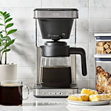 8-Cup Coffee Maker with Podless Single-Serve Function and Glass Carafe E3