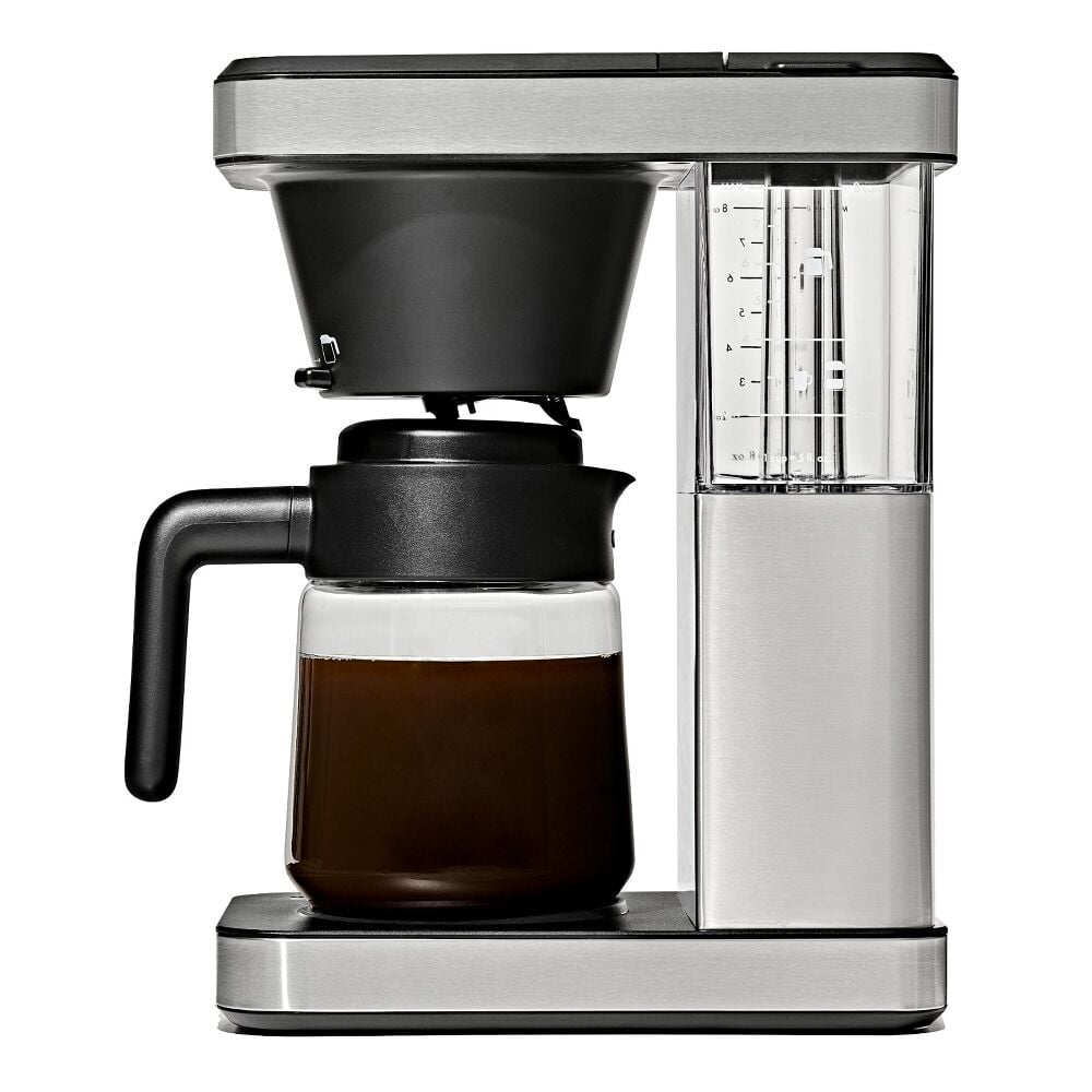 8-Cup Coffee Maker with Podless Single-Serve Function and Glass Carafe E3