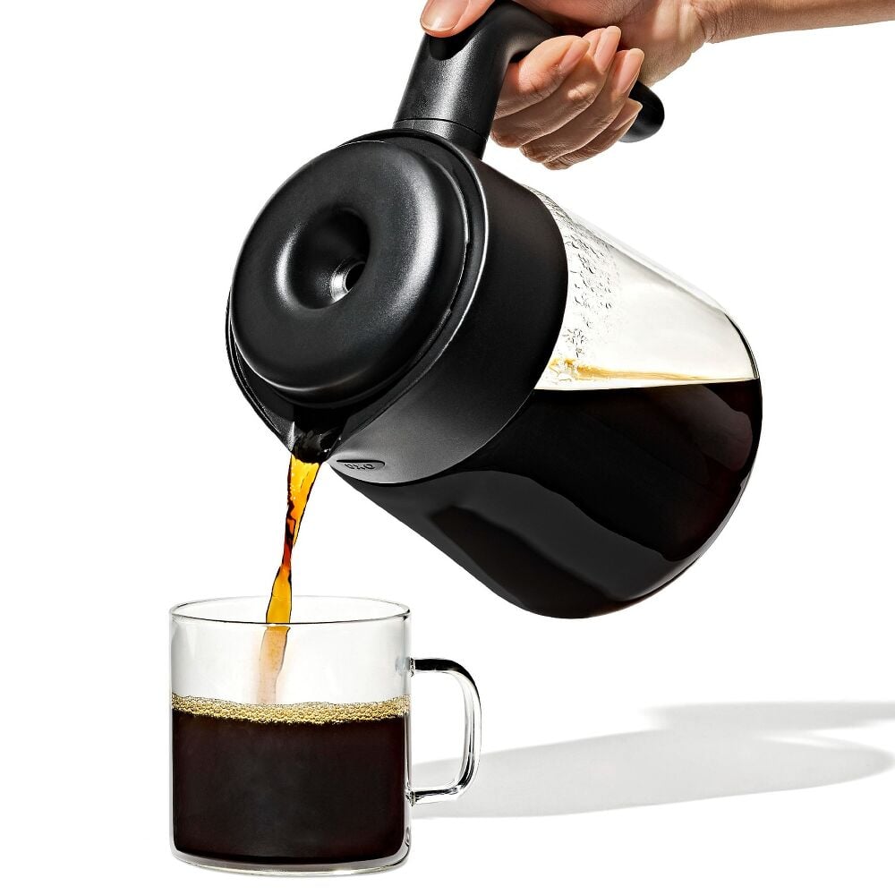 8-Cup Coffee Maker with Podless Single-Serve Function and Glass Carafe E3