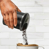 Replacement Coffee Grounds Container for Conical Burr Coffee Grinder - Matte Black I2