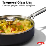 Ceramic Professional Non-Stick 3-Quart Sauté Pan with Lid I6