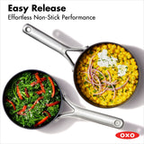 Ceramic Professional Non-Stick 4-Piece Saucepan Set (1.7 Qt & 2.3 Qt) B0