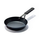 Carbon Steel Obsidian Series 8-Inch Frypan with Silicone Sleeve N5