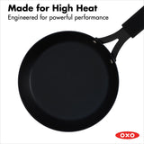 Carbon Steel Obsidian Series 8-Inch Frypan with Silicone Sleeve N5