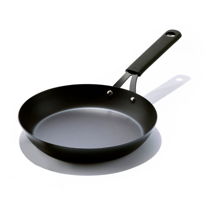 Carbon Steel Obsidian Series 10-Inch Frypan with Silicone Sleeve U7