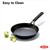 Carbon Steel Obsidian Series 10-Inch Frypan with Silicone Sleeve U7