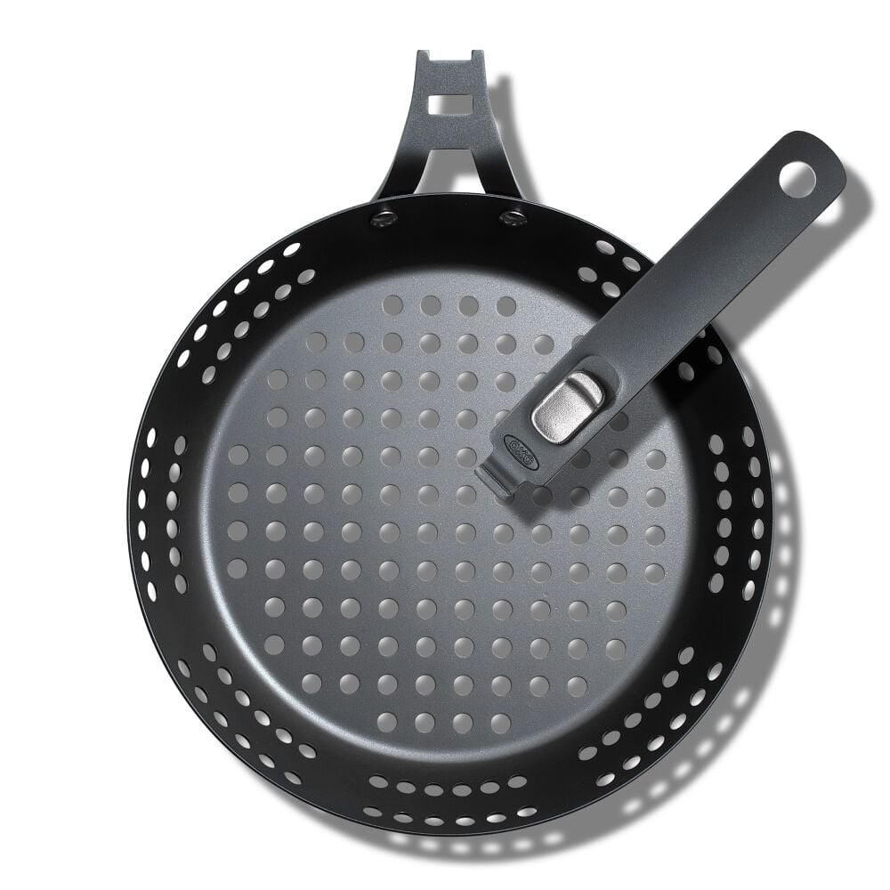 Outdoor 10" Perforated Carbon Steel Pan L4