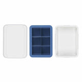 Covered Silicone Ice Cube Tray-Large Cube N6