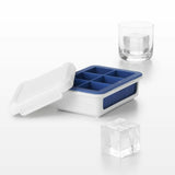 Covered Silicone Ice Cube Tray-Large Cube N6