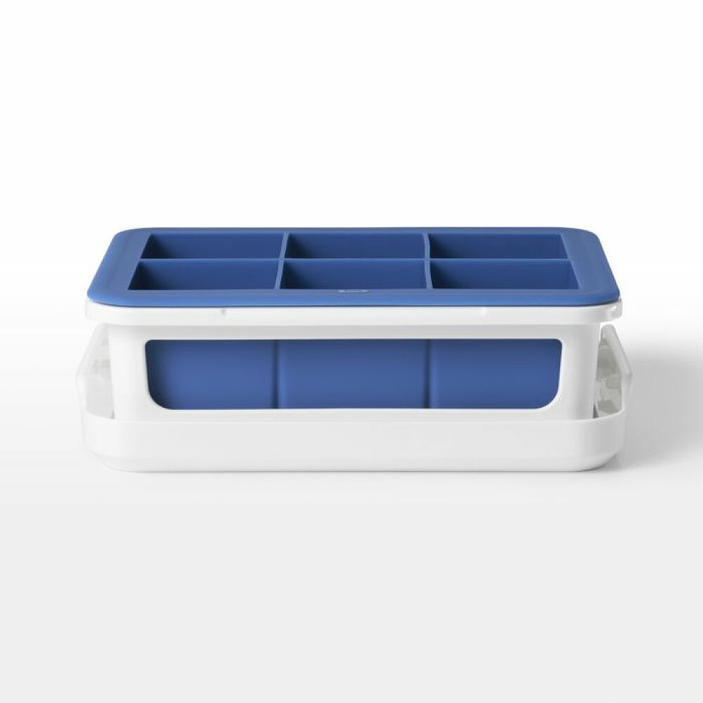 Covered Silicone Ice Cube Tray-Large Cube N6