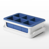 Covered Silicone Ice Cube Tray-Large Cube N6