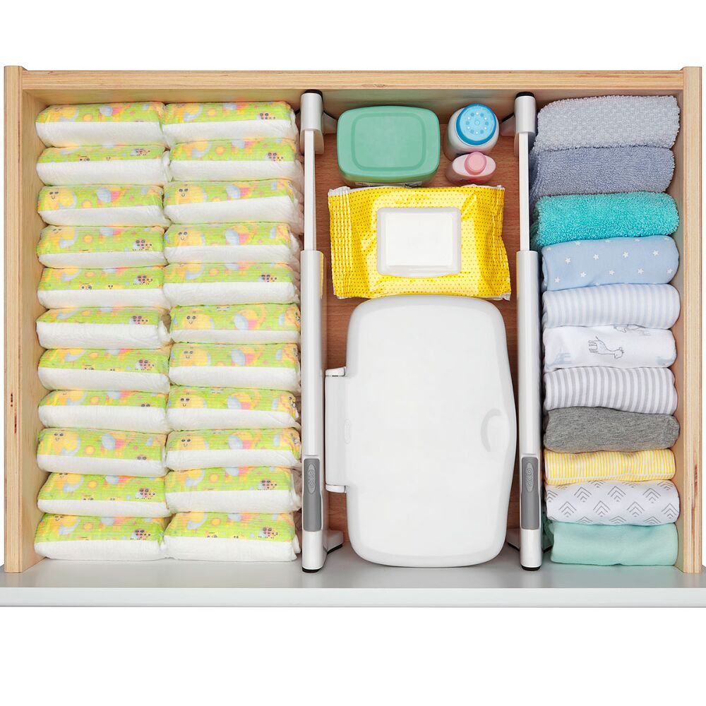 OXO TOT Expandable Dresser Drawer Divider - 4 Pack J0
