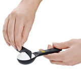 7 Piece Plastic Measuring Spoons - Black P6