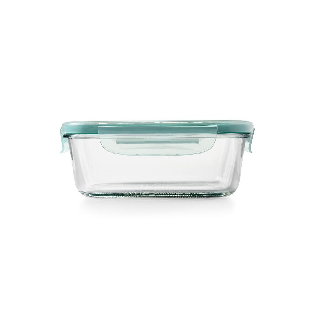 Smart Seal 3.5 Cup Glass Rectangle Container - Teal K7