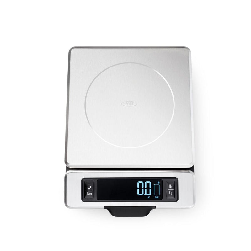 11 lb Stainless Steel Food Scale with Pull out Display D6