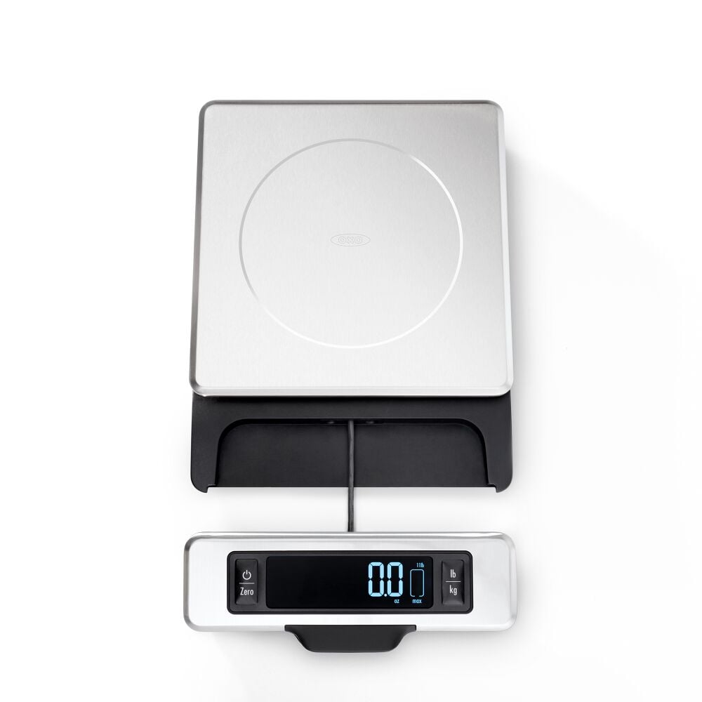11 lb Stainless Steel Food Scale with Pull out Display D6