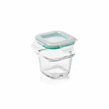 4 Piece Smart Seal Glass Mini Square Container Set U9