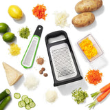 Etched Box Grater With Removable Zester D6