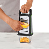 Etched Box Grater With Removable Zester Z0