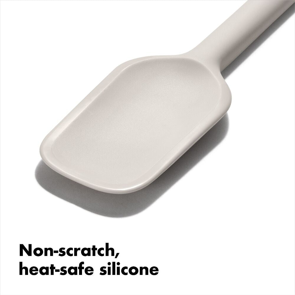 Silicone Spoon Spatula - Oat S6