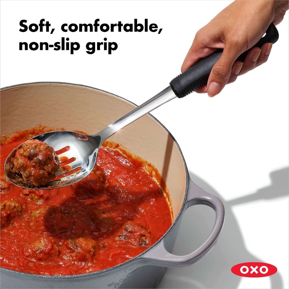 Stainless Steel Slotted Spoon F8