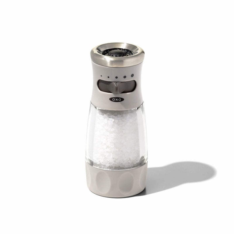 Contoured Mess-Free Salt Grinder S7