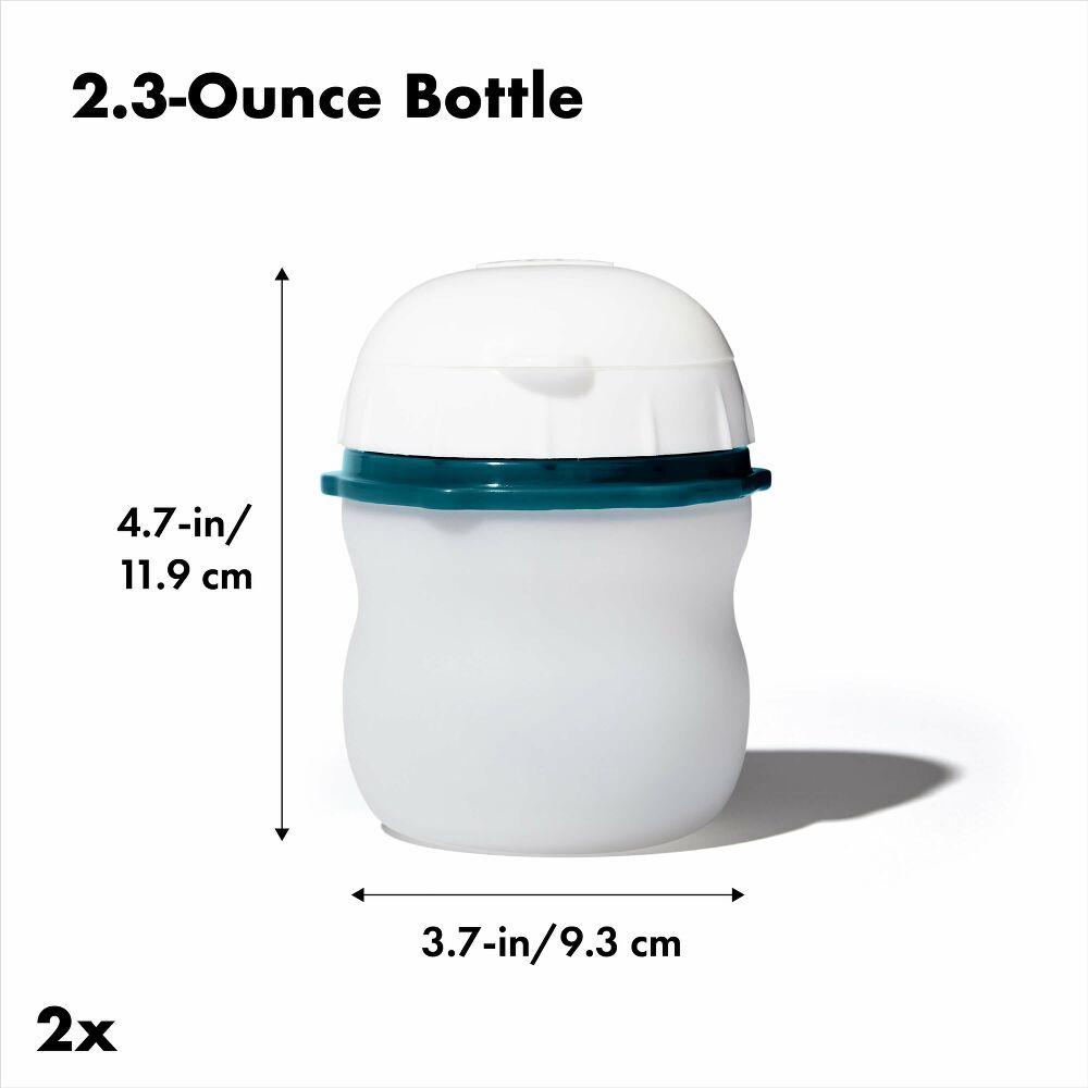Prep & Go Silicone Squeeze Bottle - 2 Pack D2