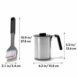 Grilling Basting Pot and Brush Set G5