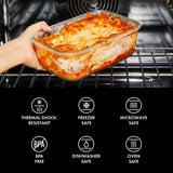 16 Piece Glass Smart Seal Everyday Container Set W2