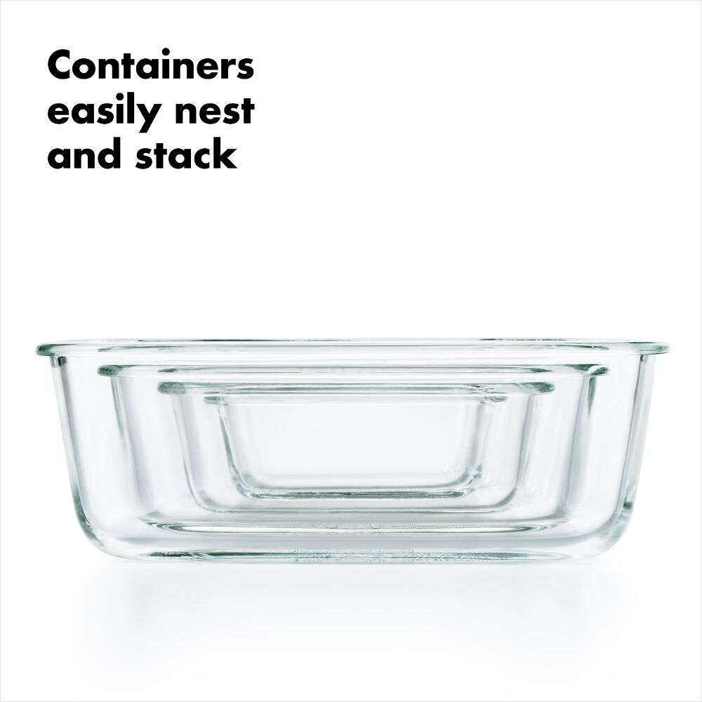 16 Piece Glass Smart Seal Everyday Container Set W2