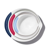 3 Piece Mixing Bowl Set New Colored Handles F7