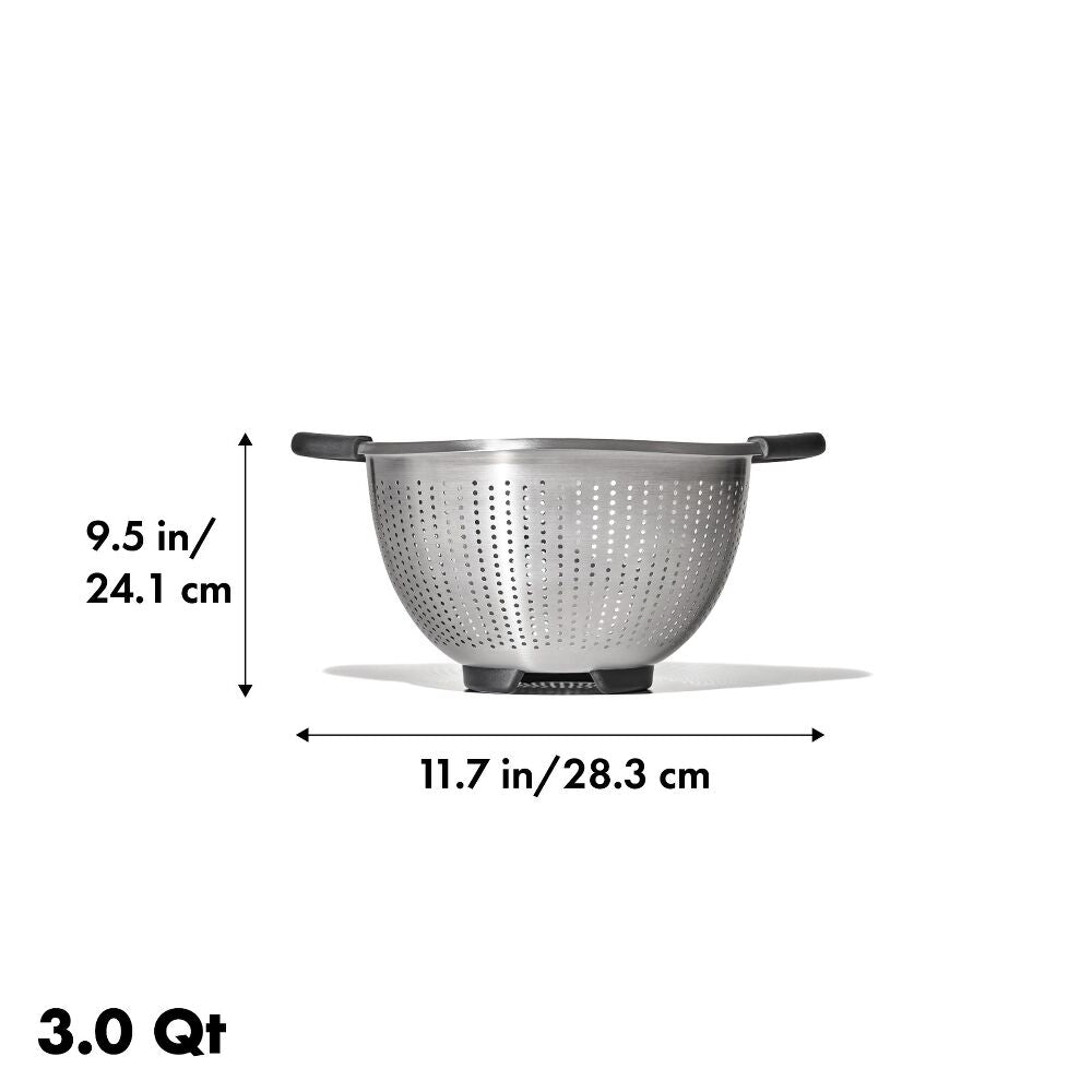 Stainless Steel 3 qt./ 2.8L Colander F4