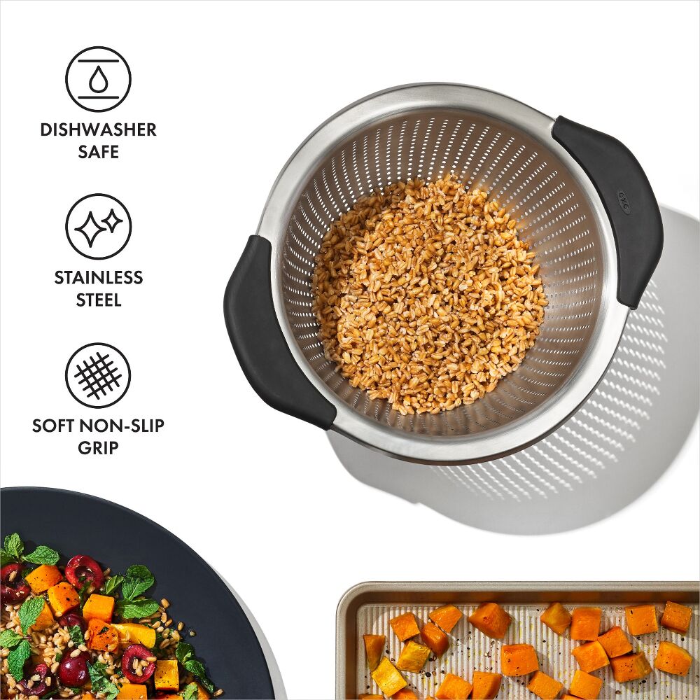 Stainless Steel 3 qt./ 2.8L Colander F4
