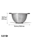5 Qt Stainless Steel Colander O6