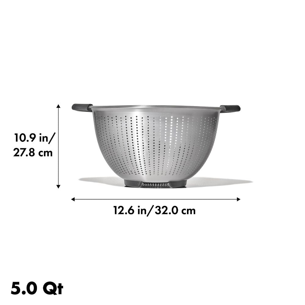 5 Qt Stainless Steel Colander O6