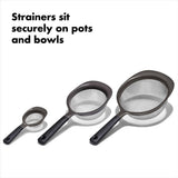 OXO Good Grips 3 Piece Strainer Set M7