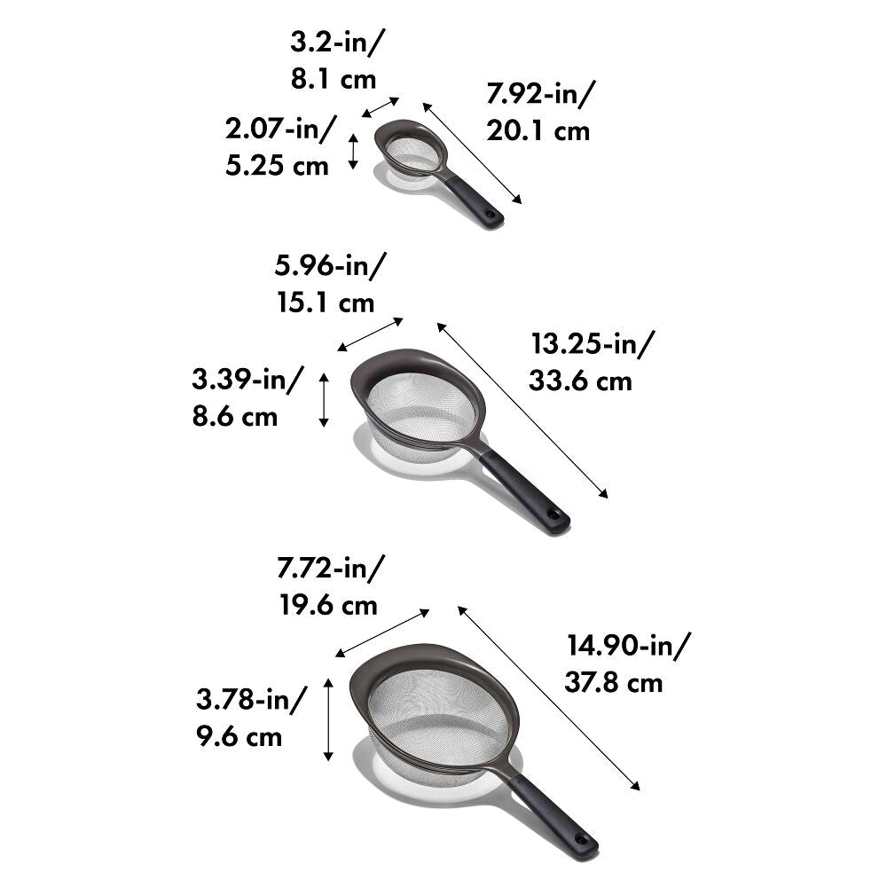 OXO Good Grips 3 Piece Strainer Set M7