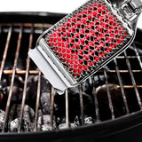 Coiled Grill Brush With Replaceable Head D3