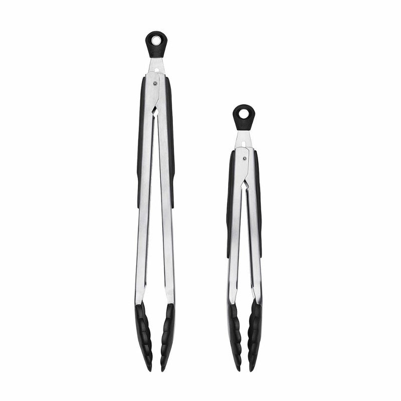 2-Piece Tongs with Nylon Heads Set V7