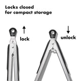 2-Piece Tongs with Nylon Heads Set V7