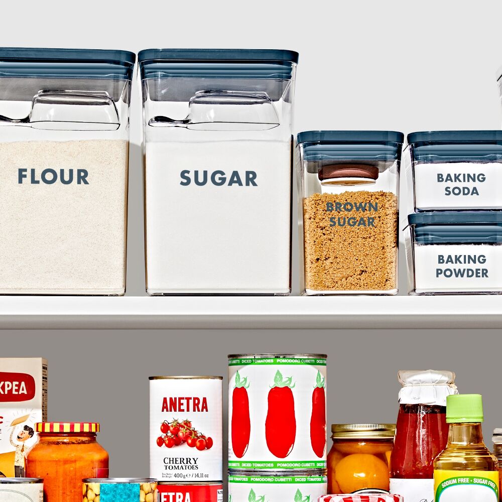 8-Piece Prelabeled Baking POP Container Set Y5